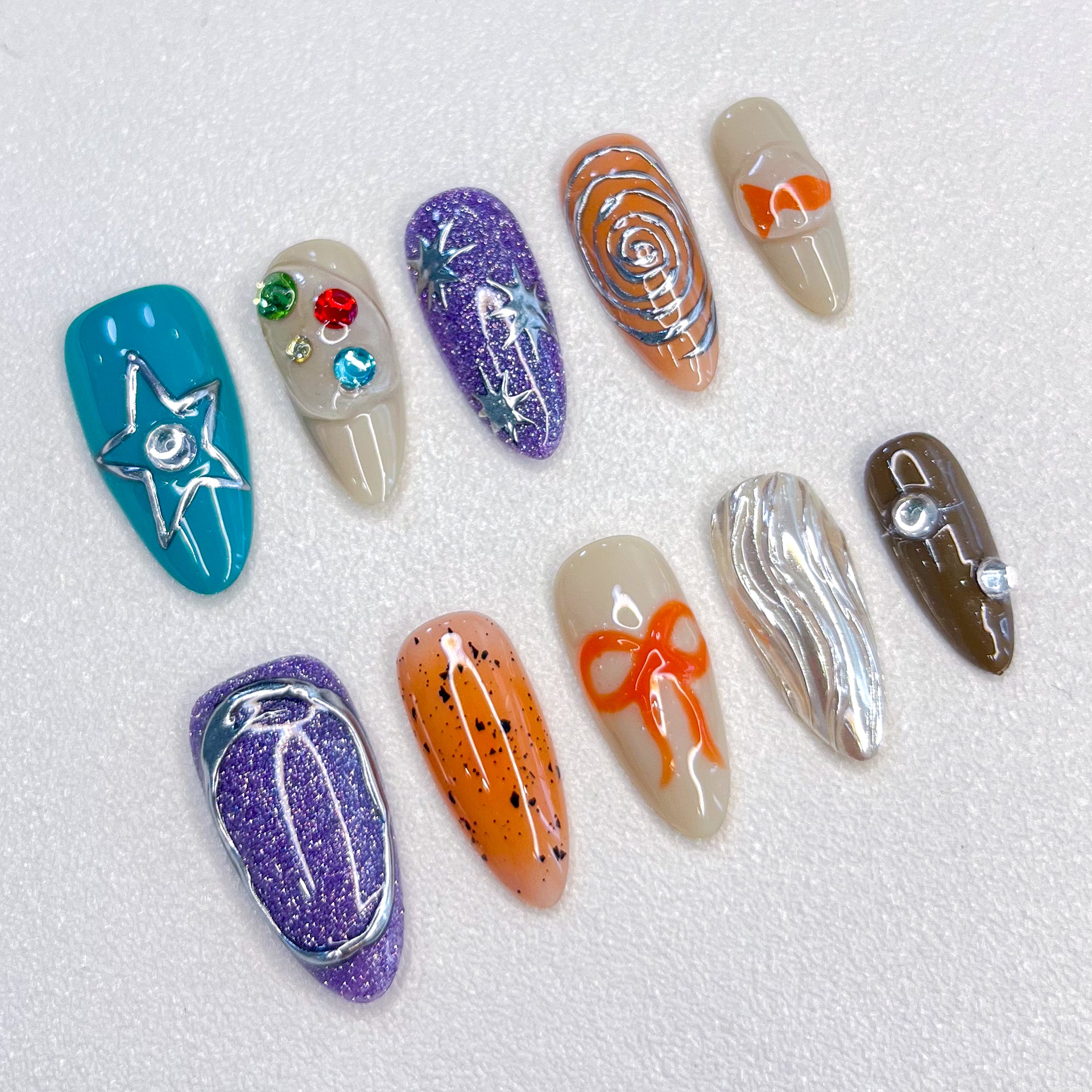 Y2K Pop Nails