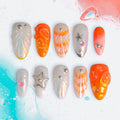 Sunset Tide Nails