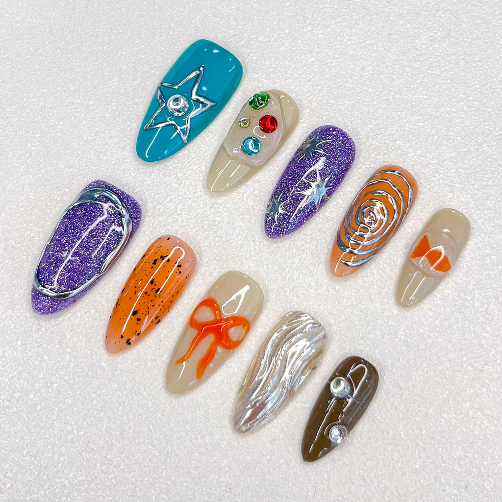 Y2K Pop Nails