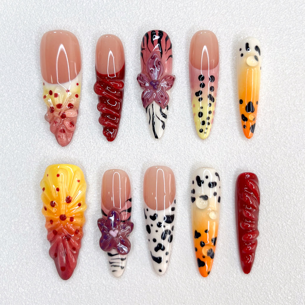 Wild Tropic Sculpt Nails