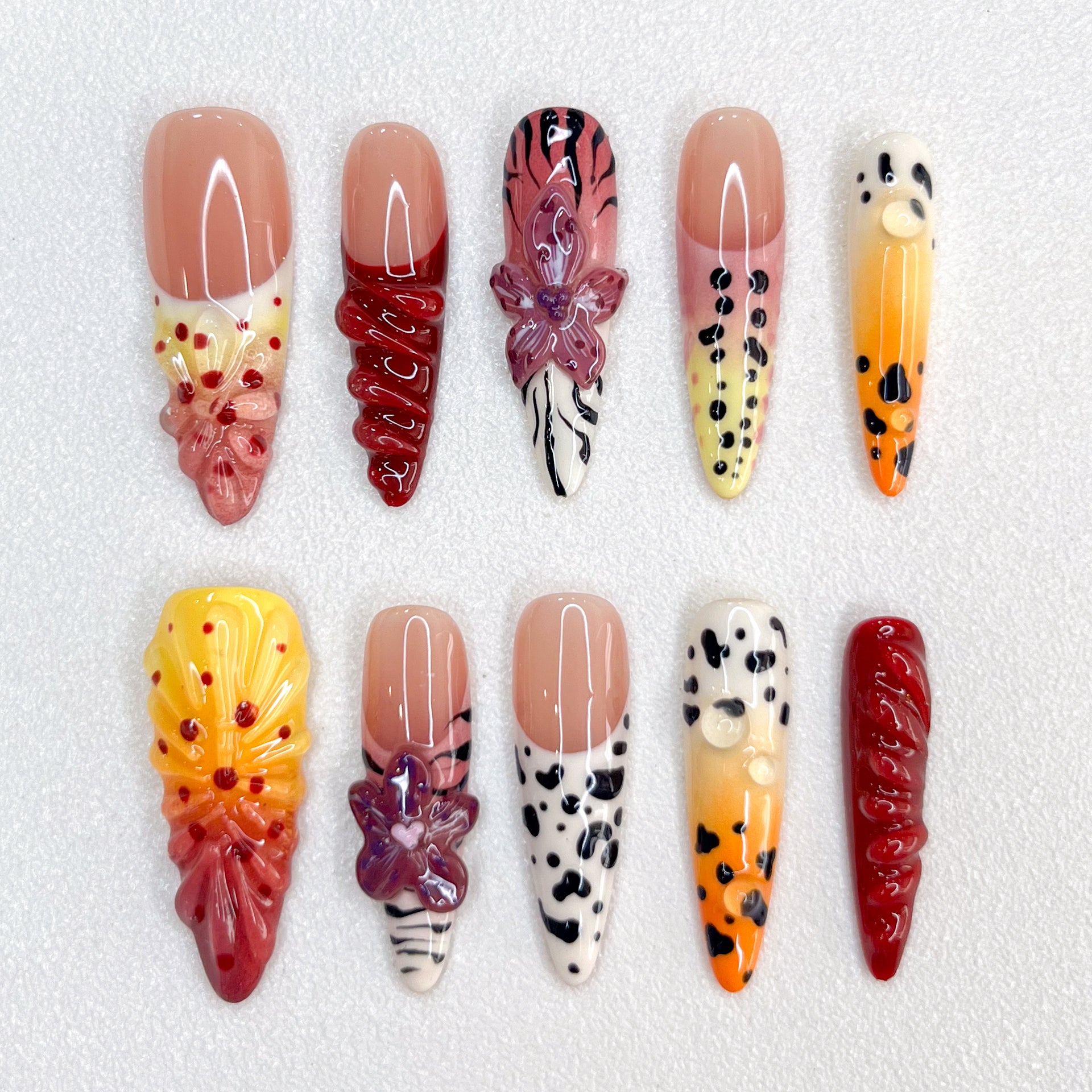 Wild Tropic Sculpt Nails