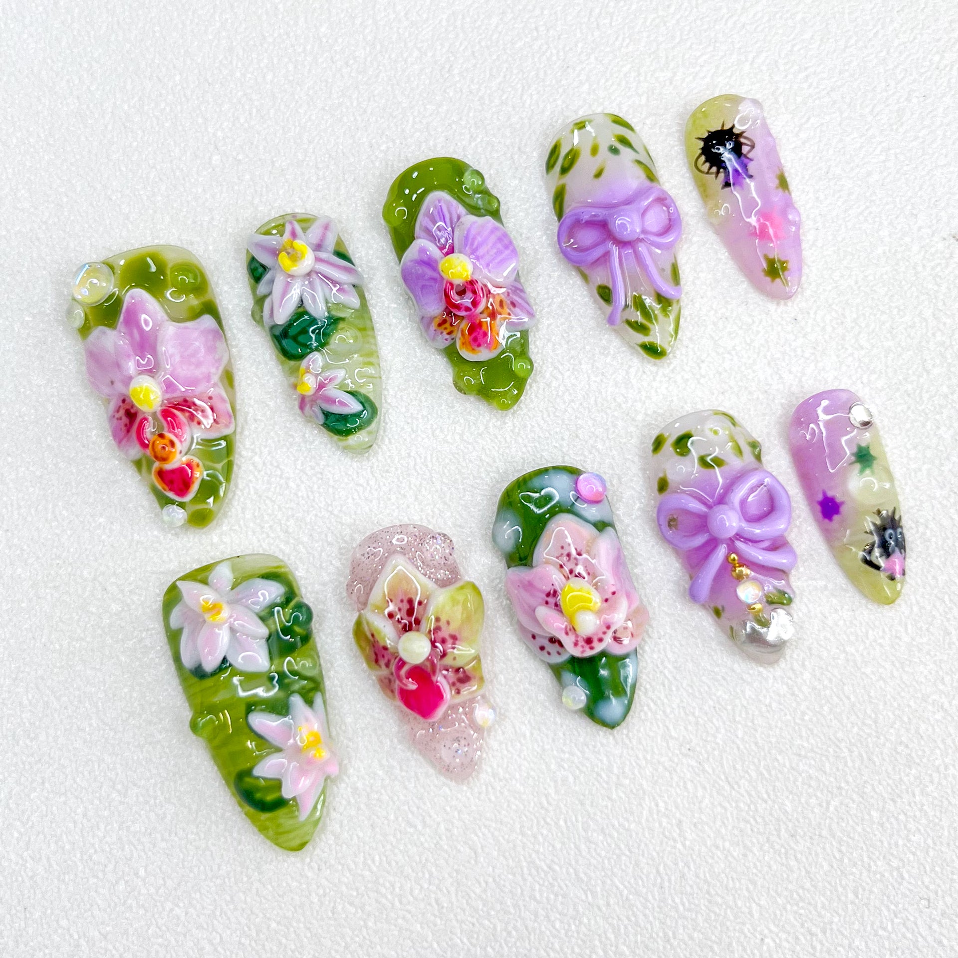 Orchid Garden Nails