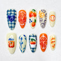 Citrus Jam Picnic Nails