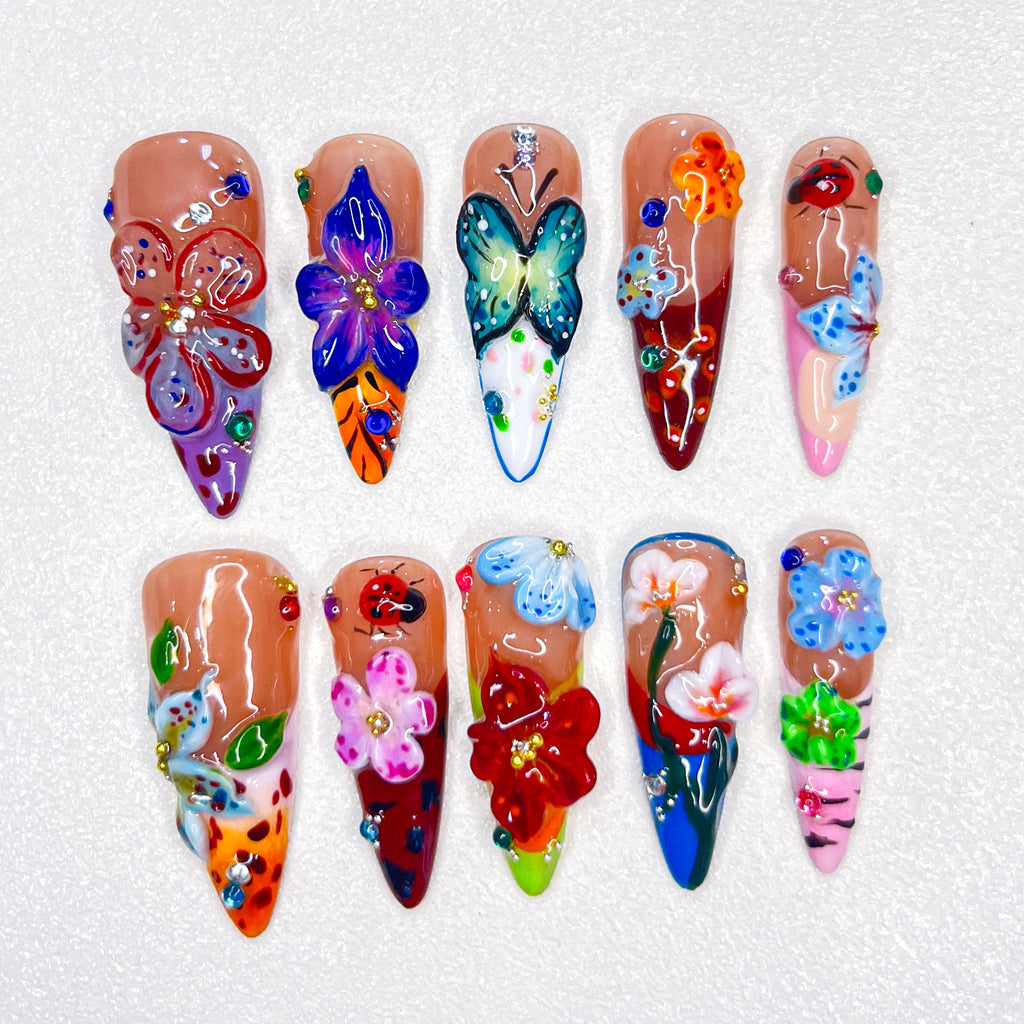 Wild Garden Nails