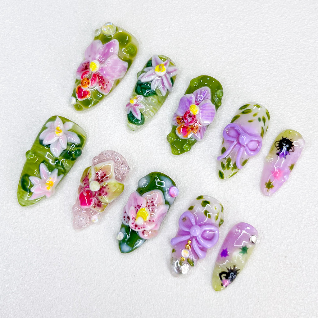 Orchid Garden Nails