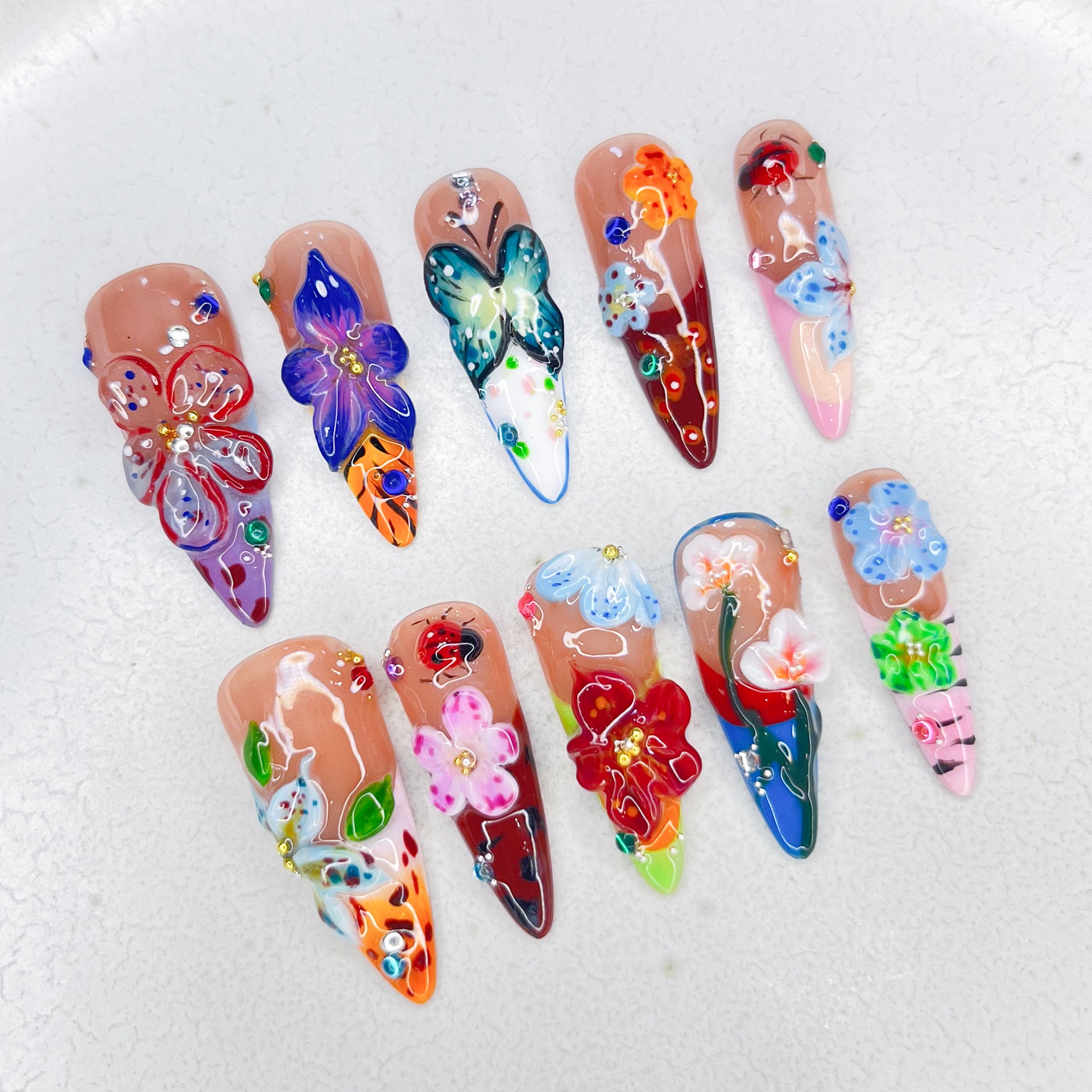 Wild Garden Nails
