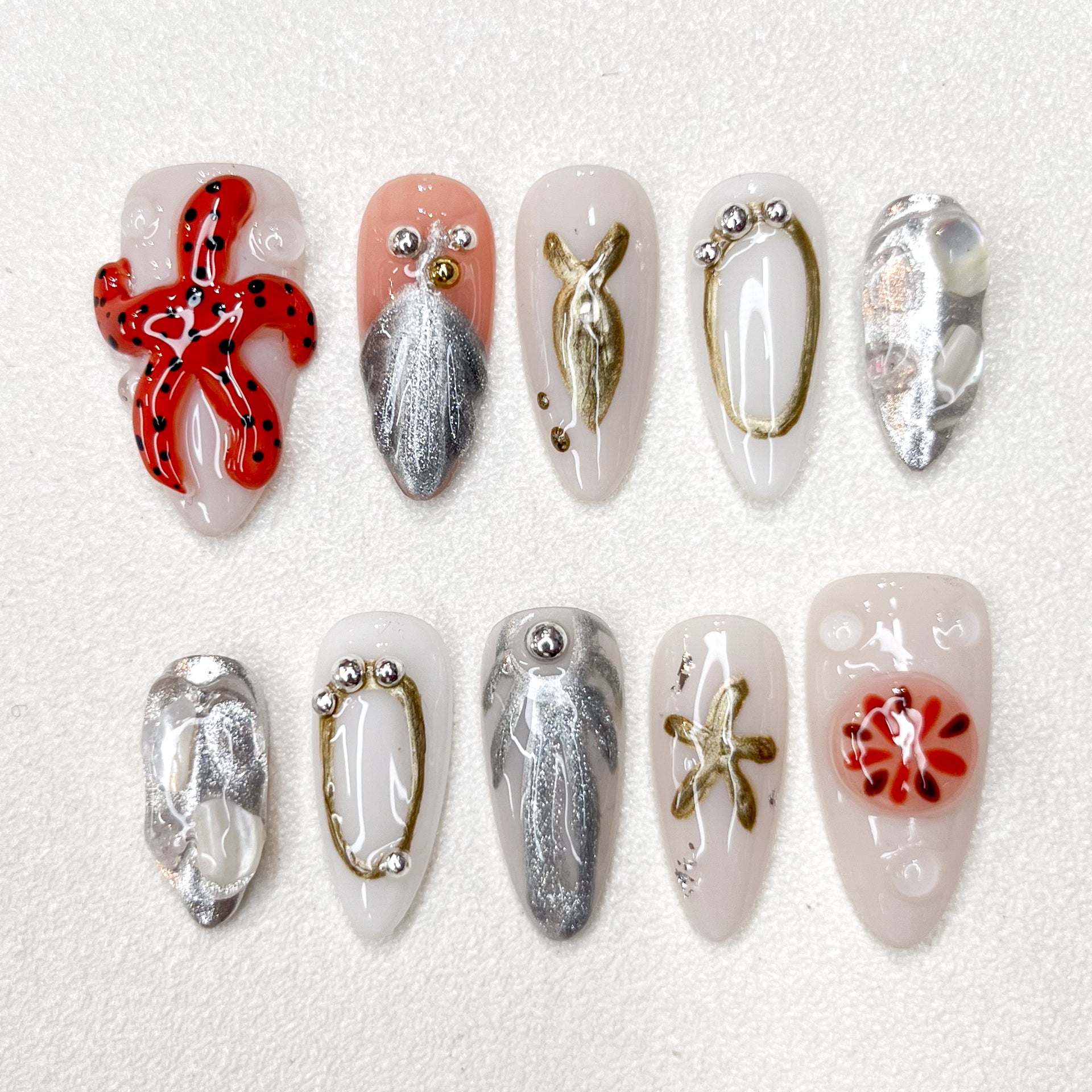 Tide Pool Treasures Nails