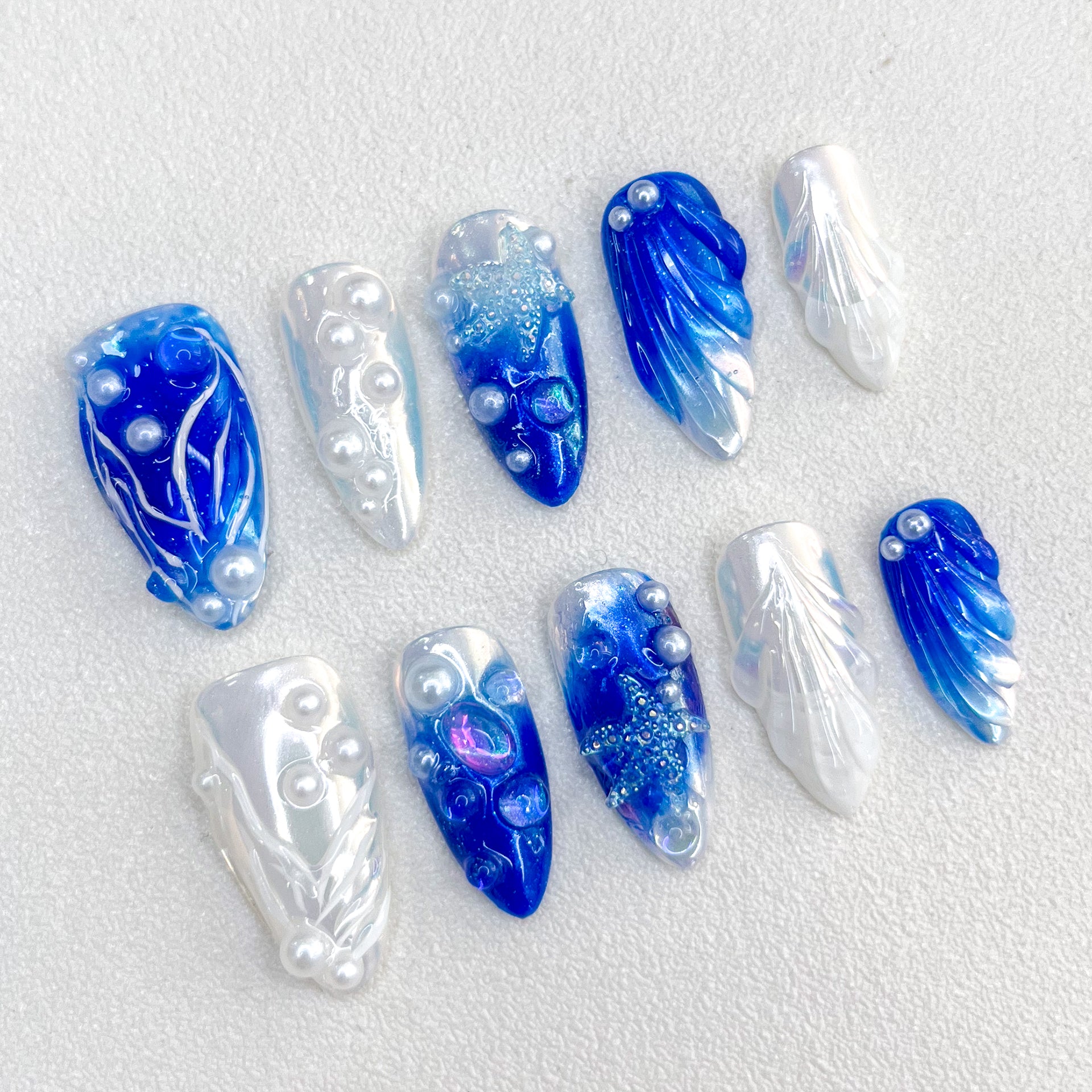 Ocean Pearl Nails