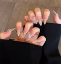 Peach Glow Nails