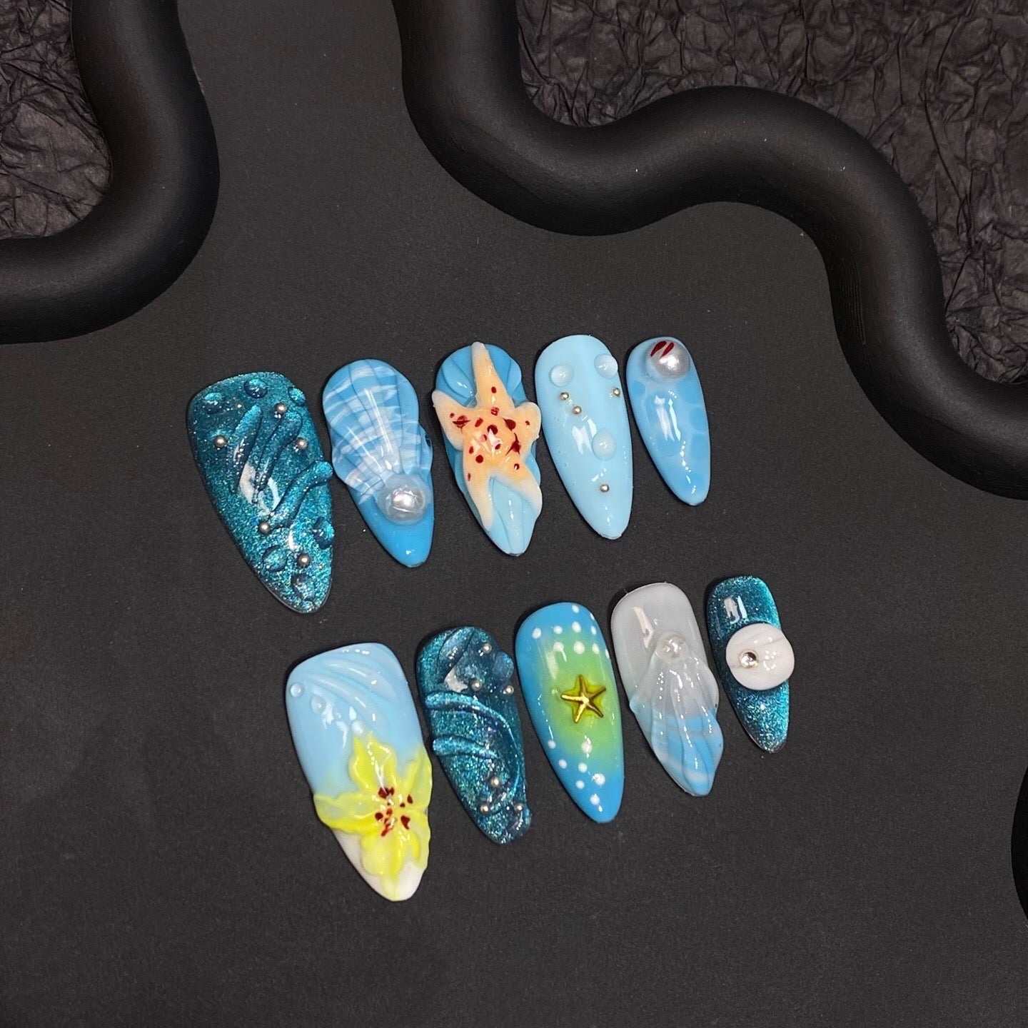 Sea Breeze Nails