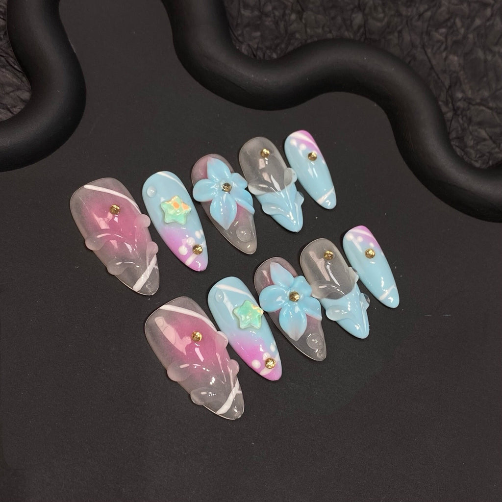 Candy Bloom Nails