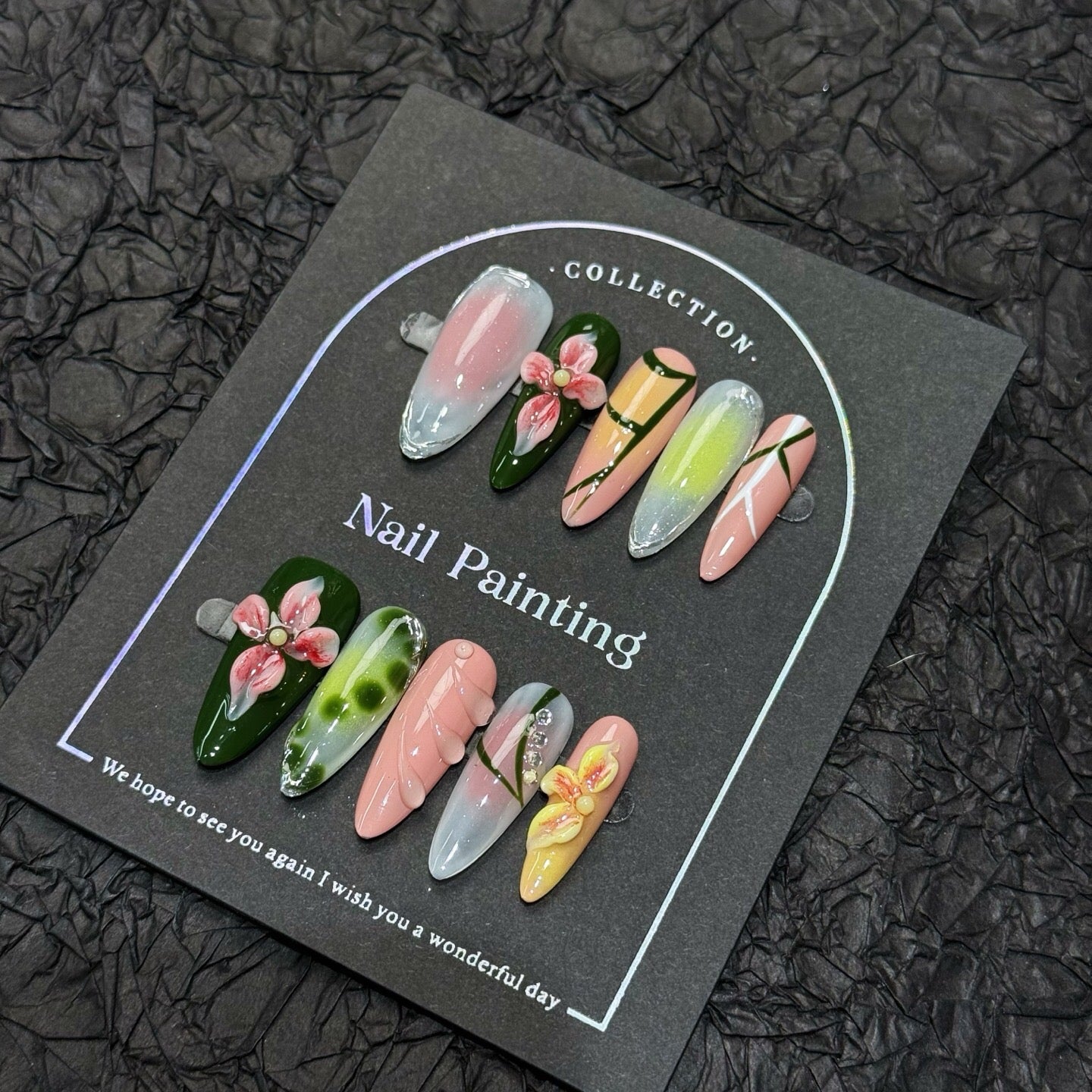 Bamboo Orchid Nails