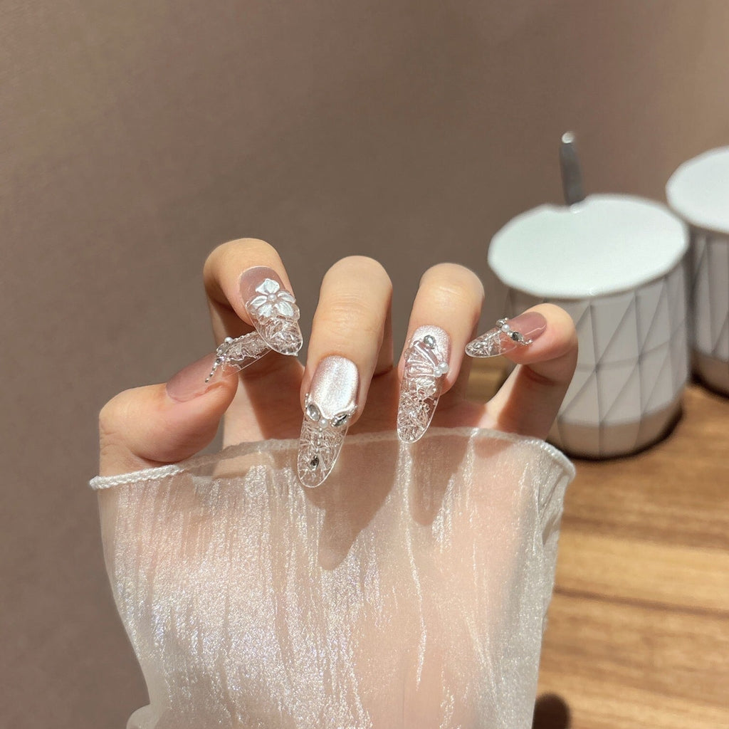 Blush Petal Nails