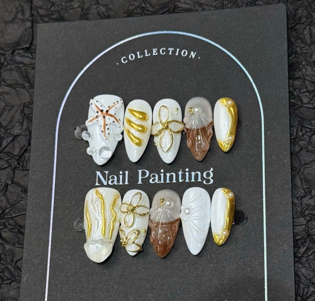 Pearl Ocean Whisper Nails