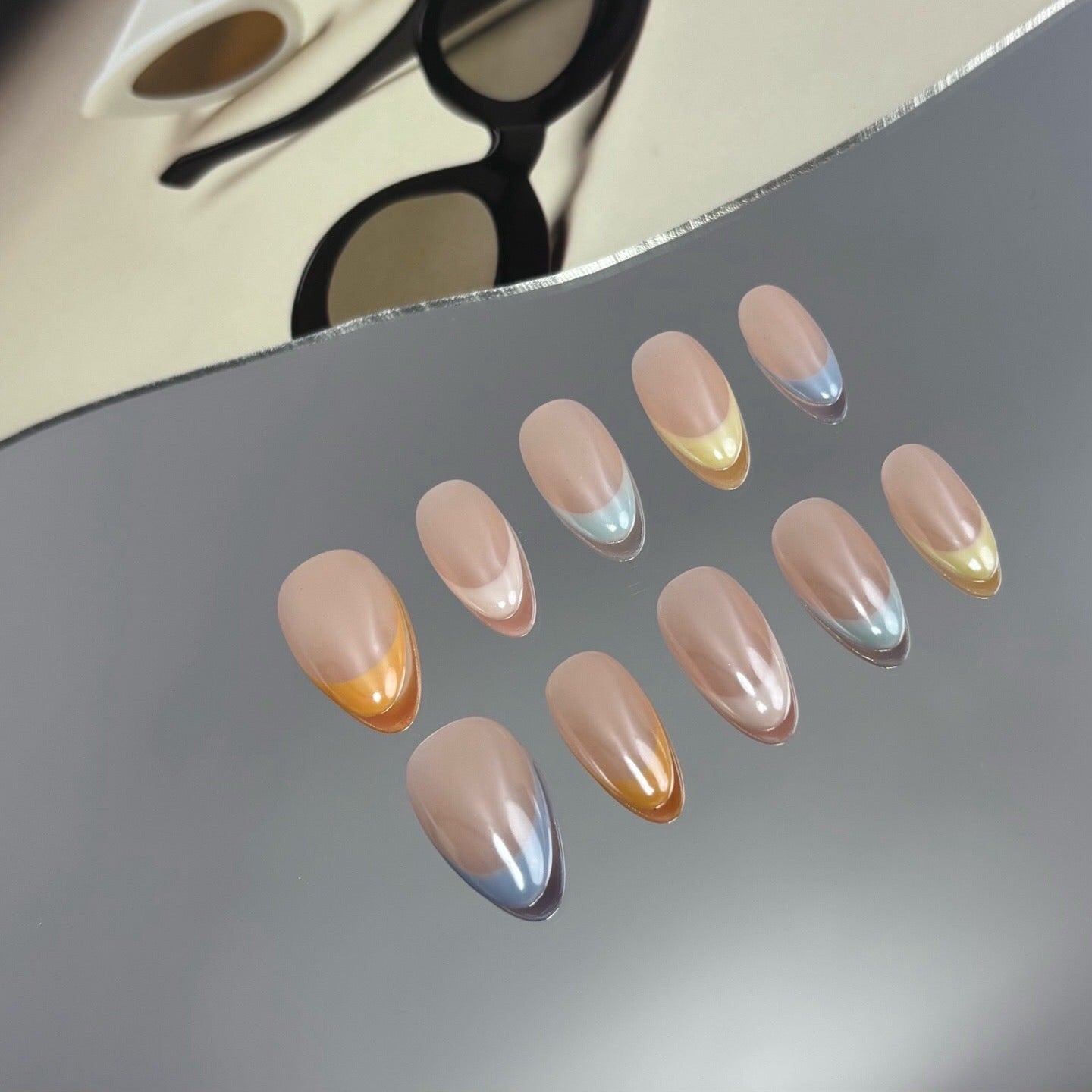 Pastel Breeze  (Short Almond)