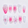 Blush Bloom Nails
