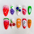 3D Fruit Salad Nails Nails
