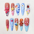 Beachside Bloom Nails