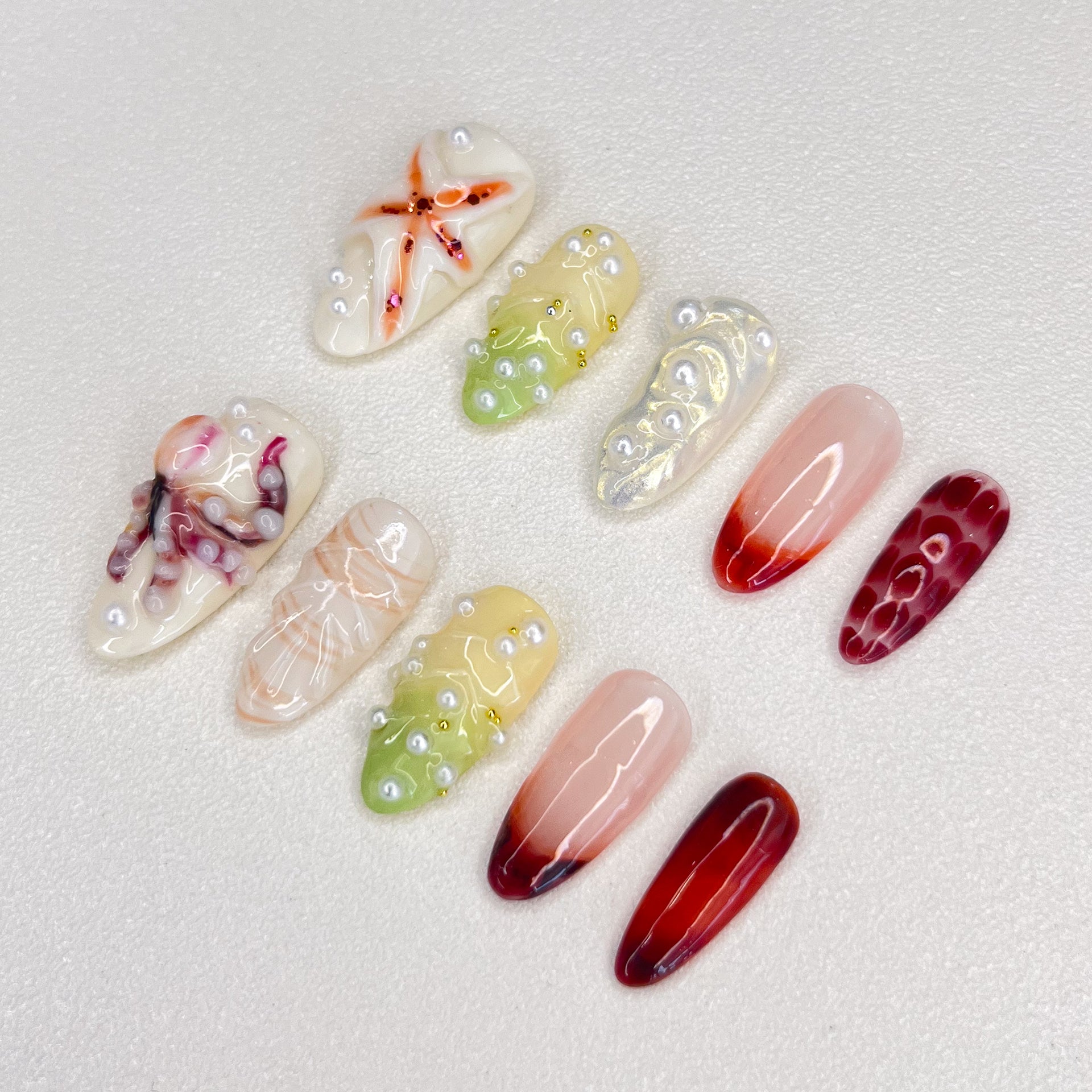 Coral Reef Nails