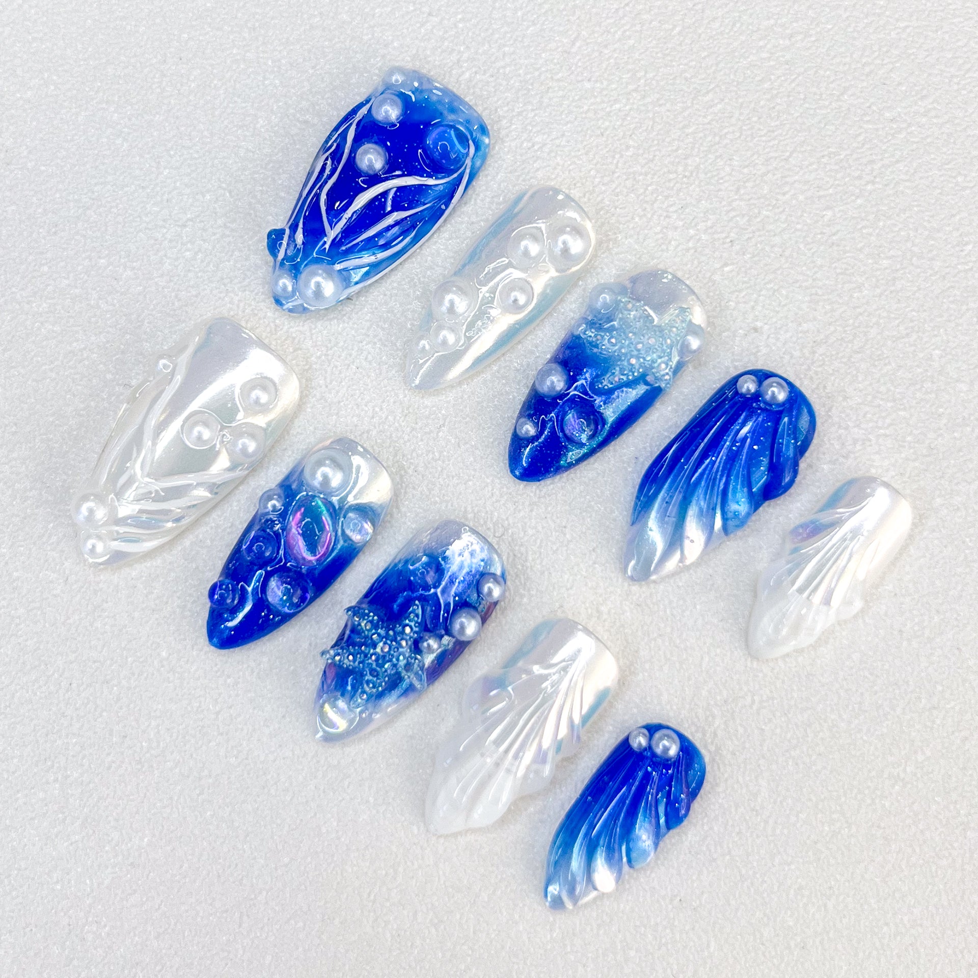 Ocean Pearl Nails